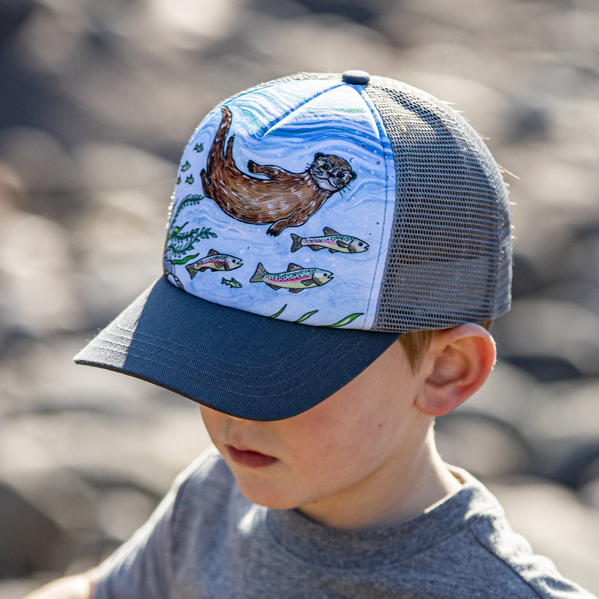 Sunday Afternoons Kids' Kids' River Otter Trucker
